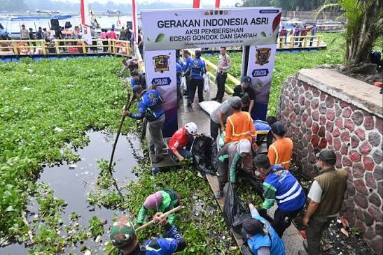 Pandawara Turun ke Waduk Jangari  tapi Eceng Gondok Selalu Kembali. Ini Penyebab Sesungguhnya